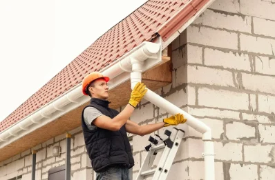 Pose et remplacement de gouttières à Bayonville